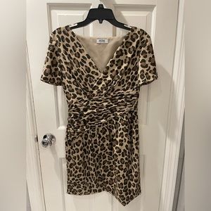 Moschino leopard print dress size 8